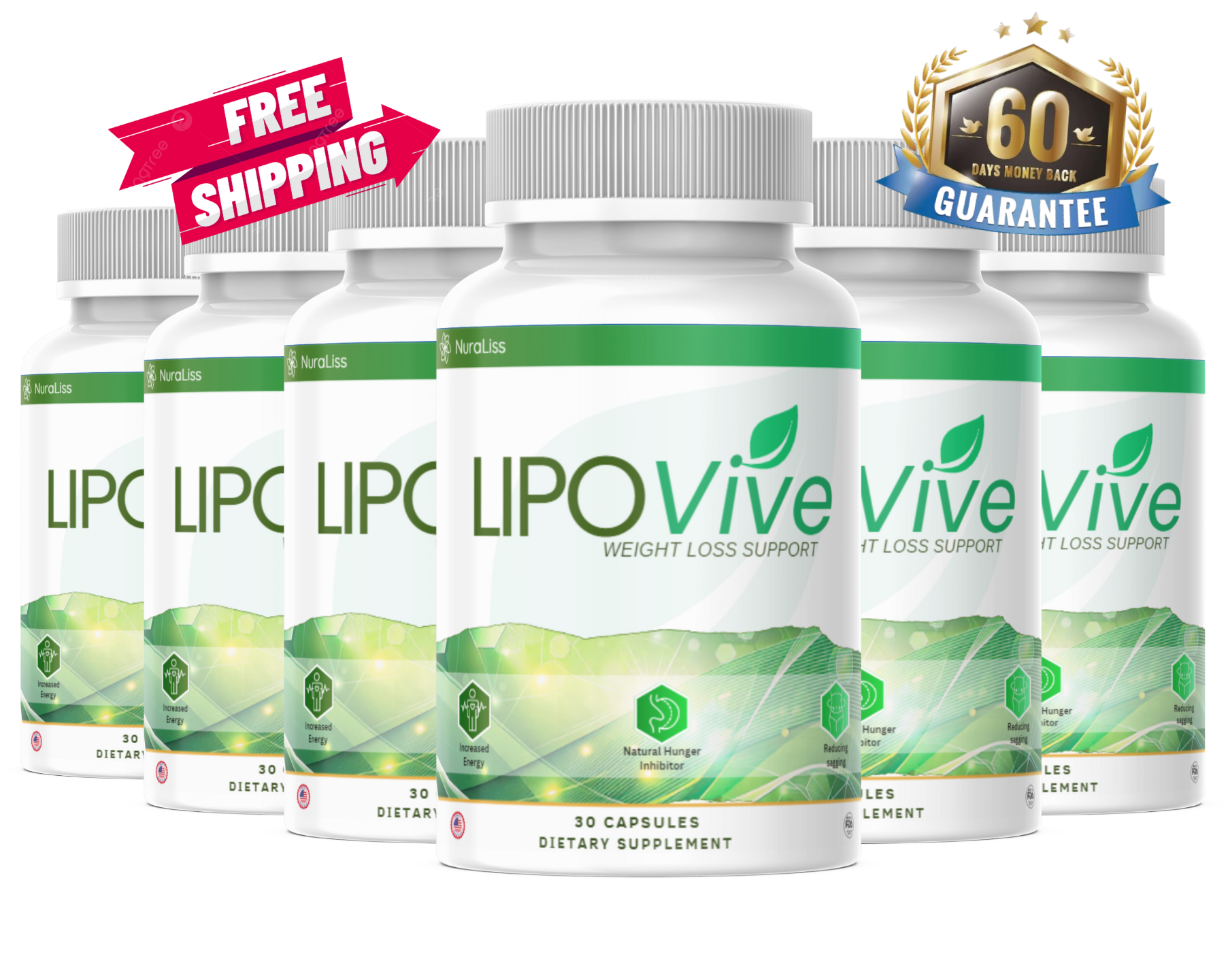 LipoVive 6 Bottle